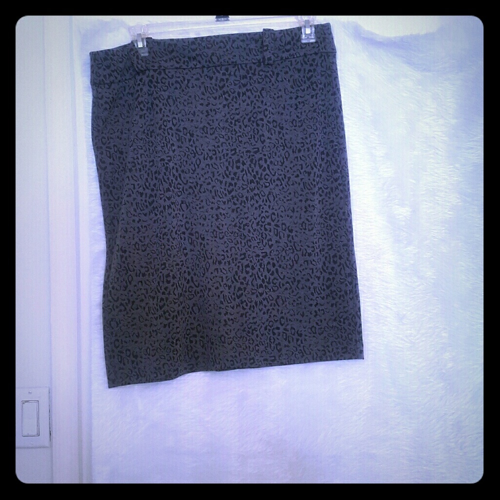 GEORGE Leopard print skirt